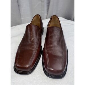 BOSTONIAN First Flex Men's Brown Leather Slip On Loafer 22816 Size 10.5 M